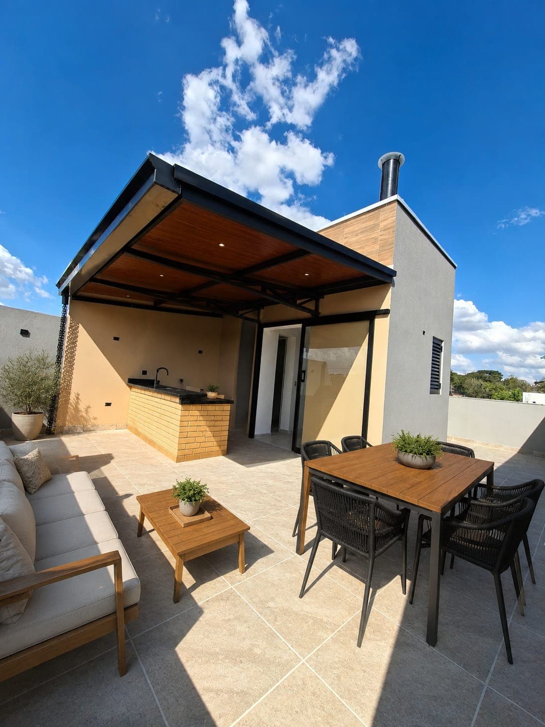 Sobrado, Semimobiliado de Frente para a Rua sem Saída, com 3 Quartos e Terraço Gourmet. — foto 19